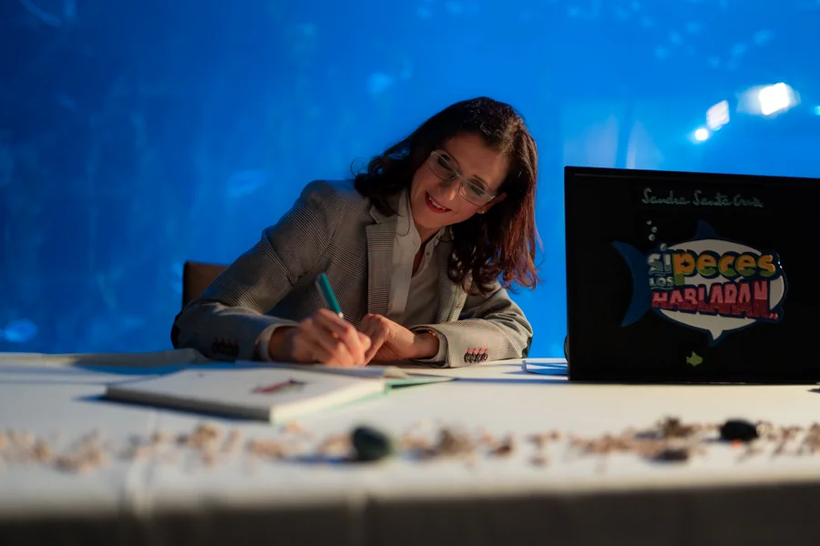 Presentación oficial del cuento Si los peces hablaran en el Acuario Poema del Mar